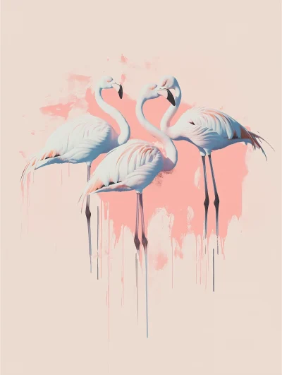 A Flamenco Of Flamingos