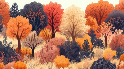 Autumn Forest Pattern