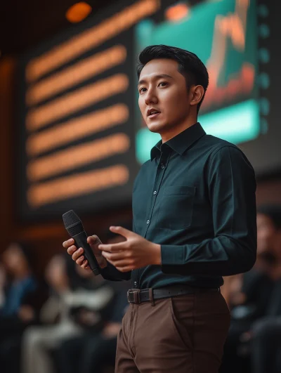 Man Giving Speech