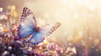 Enchanted Butterfly in Bloom