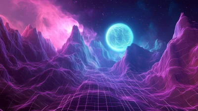 Synthwave Background