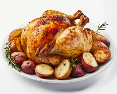 Roast Chicken with Potatoes