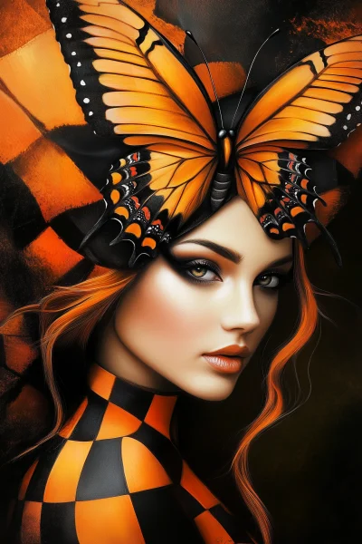 Butterfly Winged Beauty