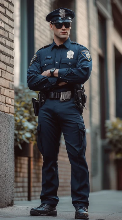 Police Officer in Uniform