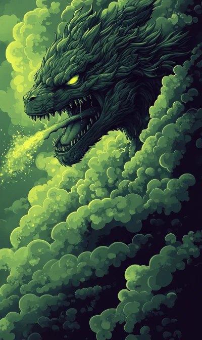 Cartoon Godzilla