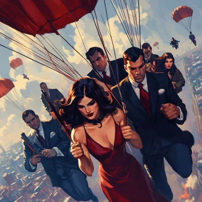 Mafia Parachute Jump