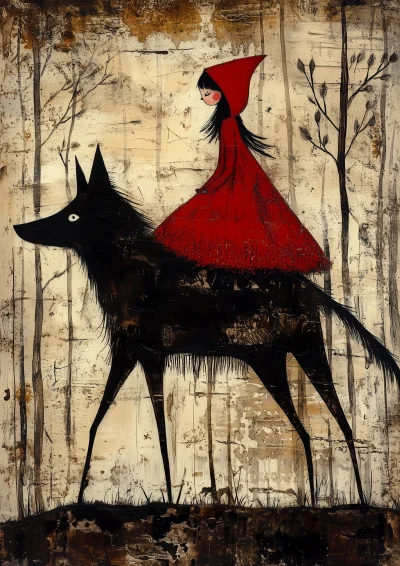 Red Riding Hood and Wolf