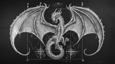 Viking Dragon Tattoo Design