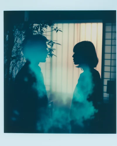 Expired Polaroid in Surreal Environment