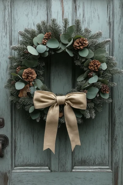 Vintage Eucalyptus Wreath