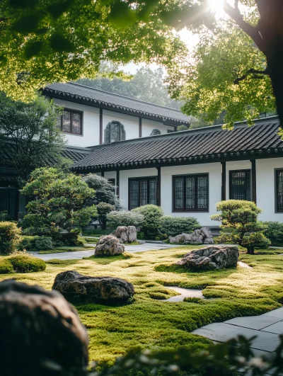 White House with Chinese Garden