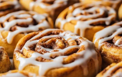 Cinnamon Rolls Closeup