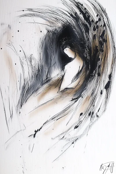 Surreal Abstract Female Figure