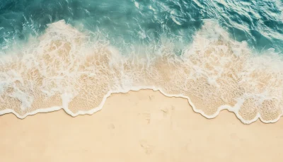 Beach Sand Top View