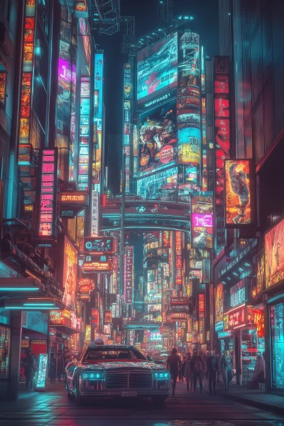 Cyberpunk Cityscape