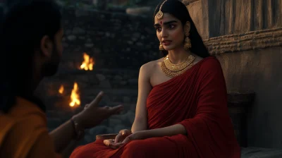 Draupadi in the Royal Palace