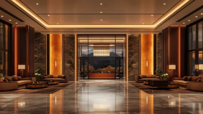 Warm Sunset Lobby