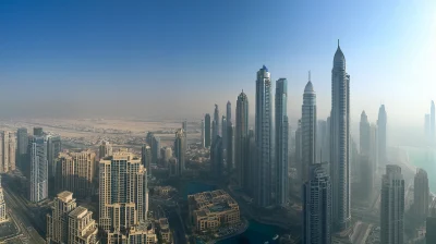 Dubai Cityscape Panorama