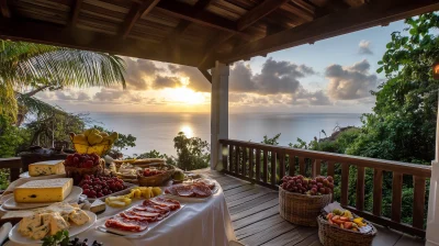 Caribbean Terrace Breakfast