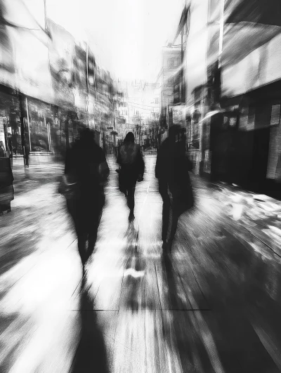 Blurred Streetscape