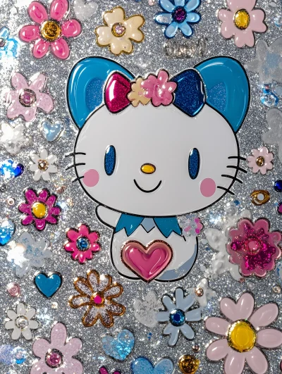 Hello Kitty Sticker Sheet