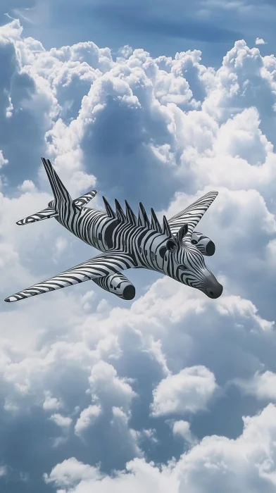 Zebra Airplane