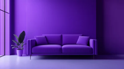 Minimalist Purple Studio Background