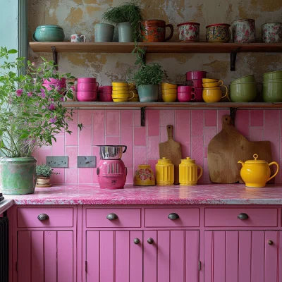 Colorful Eclectic Kitchen