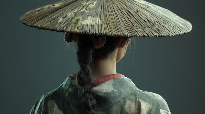 Asian Hat on a Female