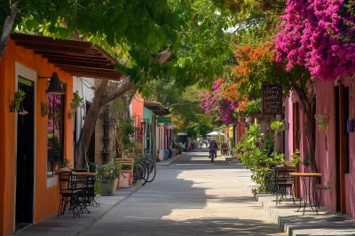 Beach Street in Mexico