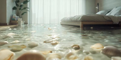 Seashells in Modern Apartment