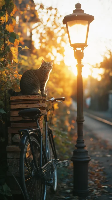 Sunset on Abandoned Railway