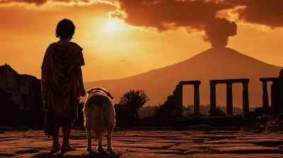 Orphaned Boy in Pompeii