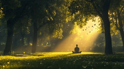 Meditation in the Garden