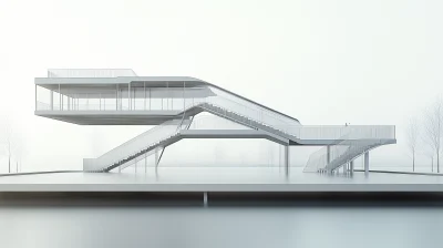 Pedestrian Bridge Elevation