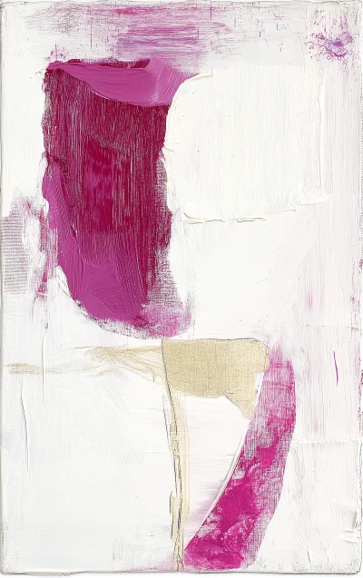 Abstract Fuchsia and Gold