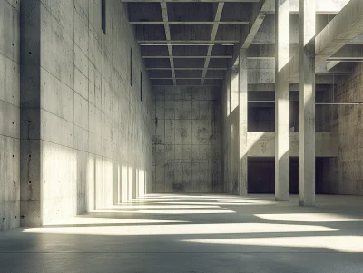 Concrete Warehouse Interior