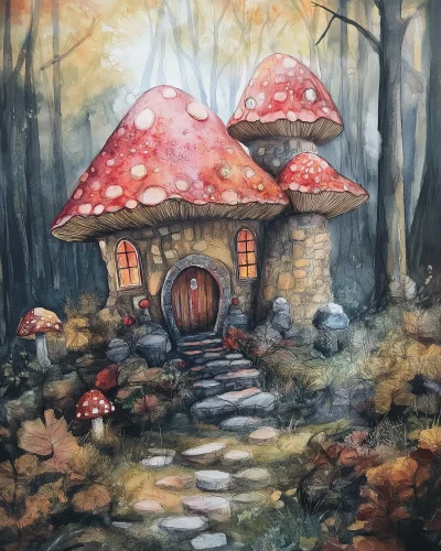 Fairy House in the Forest