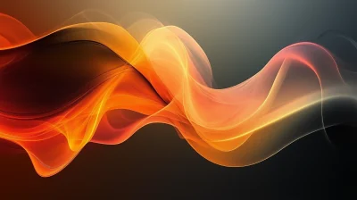 Abstract Orange and Black Gradient