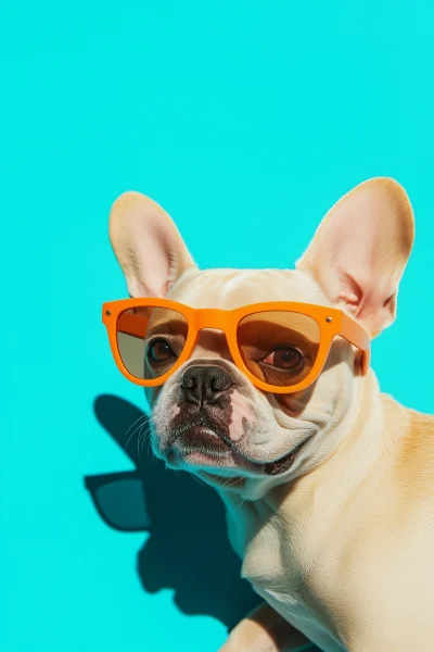 French Bulldog in Sunglasses