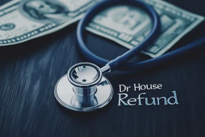 Minimalist Logo for Dr House Refund