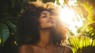 Brazilian Woman in Nature