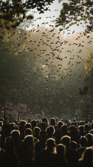 Crowd Cheering for Bats