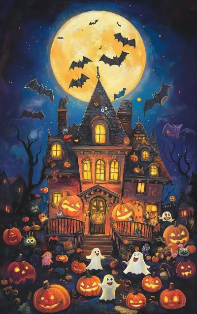 Whimsical Halloween Night