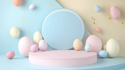 Easter Theme Display Podium