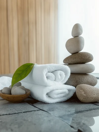 Spa Accessories and Zen Stones