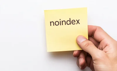 Sticky Note with Noindex