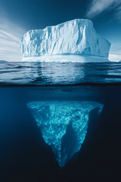 Underwater Diamond Iceberg