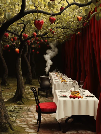 Whimsical Orchard Dinner