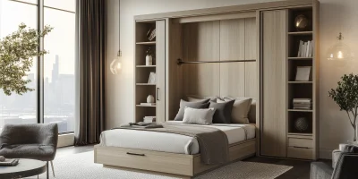 Murphy Bed in Modern Interior